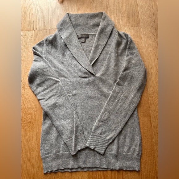 Charter Club Soft Gray Cashmere Knit - Picture 3 of 4